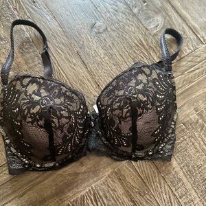Le Mystere Bra Women 32DD E Black Isabella All Over Lace